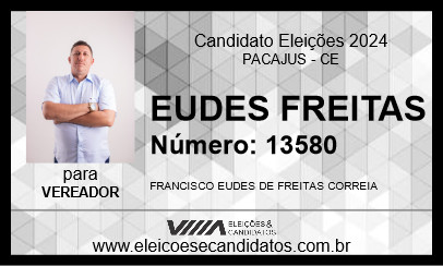 Candidato EUDES FREITAS 2024 - PACAJUS - Eleições