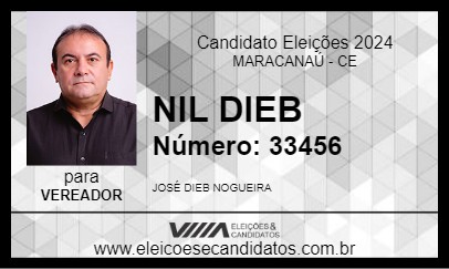 Candidato NIL DIEB 2024 - MARACANAÚ - Eleições