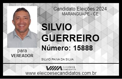 Candidato SILVIO GUERREIRO 2024 - MARANGUAPE - Eleições