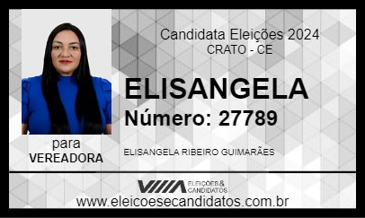 Candidato ELISANGELA 2024 - CRATO - Eleições