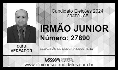 Candidato IRMÃO JUNIOR 2024 - CRATO - Eleições