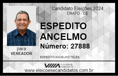 Candidato ESPEDITO ANCELMO 2024 - CRATO - Eleições