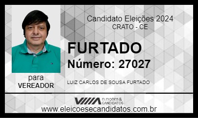 Candidato FURTADO 2024 - CRATO - Eleições