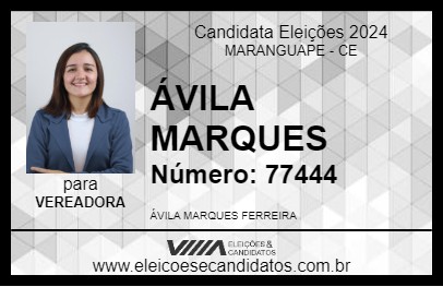 Candidato ÁVILA MARQUES 2024 - MARANGUAPE - Eleições