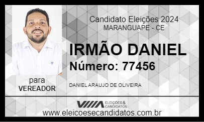 Candidato IRMÃO DANIEL 2024 - MARANGUAPE - Eleições