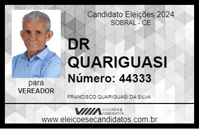 Candidato DR QUARIGUASI 2024 - SOBRAL - Eleições