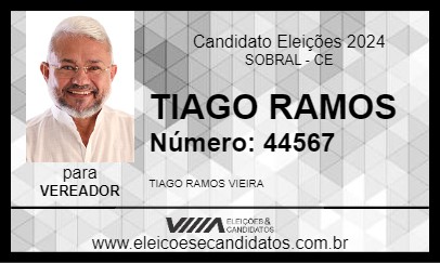 Candidato TIAGO RAMOS 2024 - SOBRAL - Eleições