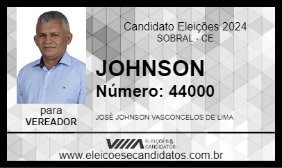 Candidato JOHNSON 2024 - SOBRAL - Eleições