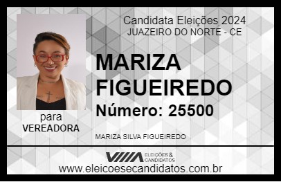 Candidato MARIZA FIGUEIREDO 2024 - JUAZEIRO DO NORTE - Eleições