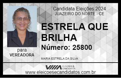 Candidato ESTRELA QUE BRILHA 2024 - JUAZEIRO DO NORTE - Eleições