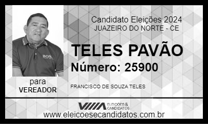 Candidato TELES PAVÃO 2024 - JUAZEIRO DO NORTE - Eleições