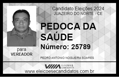 Candidato PEDOCA DA SAÚDE 2024 - JUAZEIRO DO NORTE - Eleições