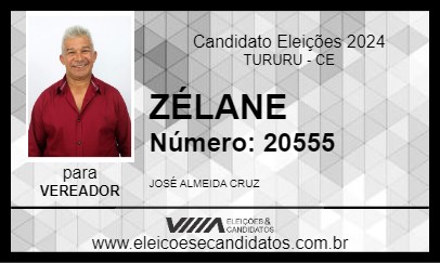 Candidato ZÉLANE 2024 - TURURU - Eleições