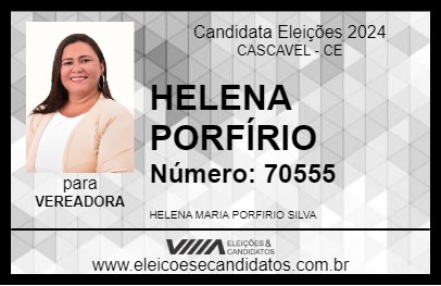 Candidato HELENA PORFÍRIO 2024 - CASCAVEL - Eleições