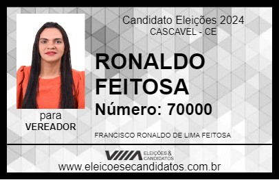 Candidato RONALDO FEITOSA 2024 - CASCAVEL - Eleições