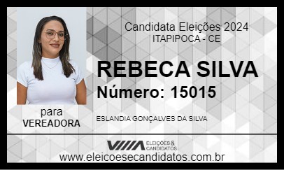 Candidato REBECA SILVA 2024 - ITAPIPOCA - Eleições