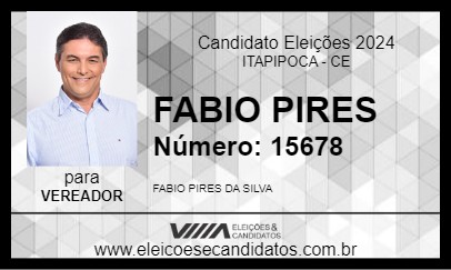 Candidato FABIO PIRES 2024 - ITAPIPOCA - Eleições