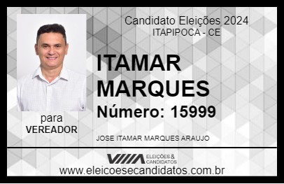 Candidato ITAMAR MARQUES 2024 - ITAPIPOCA - Eleições