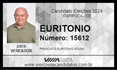 Candidato EURITONIO 2024 - ITAPIPOCA - Eleições