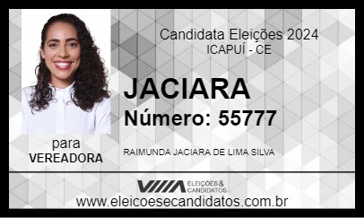 Candidato JACIARA 2024 - ICAPUÍ - Eleições