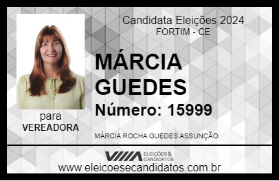 Candidato MÁRCIA GUEDES 2024 - FORTIM - Eleições