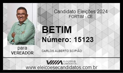 Candidato BETIM 2024 - FORTIM - Eleições