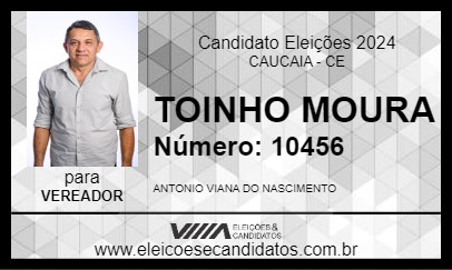 Candidato TOINHO MOURA 2024 - CAUCAIA - Eleições