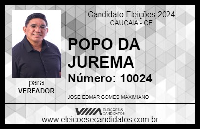 Candidato POPO DA JUREMA 2024 - CAUCAIA - Eleições