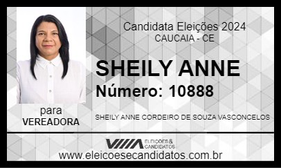 Candidato SHEILY ANNE 2024 - CAUCAIA - Eleições