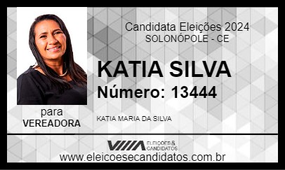 Candidato KATIA SILVA 2024 - SOLONÓPOLE - Eleições