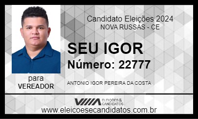 Candidato SEU IGOR 2024 - NOVA RUSSAS - Eleições