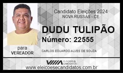 Candidato DUDU TULIPÃO 2024 - NOVA RUSSAS - Eleições