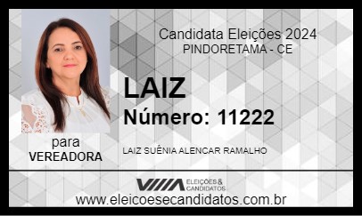 Candidato LAIZ 2024 - PINDORETAMA - Eleições