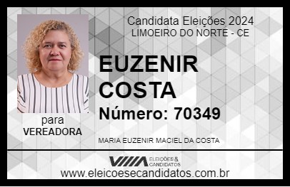 Candidato EUZENIR COSTA 2024 - LIMOEIRO DO NORTE - Eleições