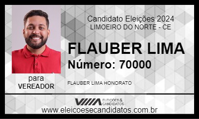 Candidato FLAUBER LIMA 2024 - LIMOEIRO DO NORTE - Eleições