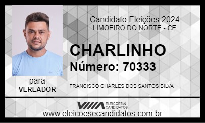 Candidato CHARLINHO 2024 - LIMOEIRO DO NORTE - Eleições