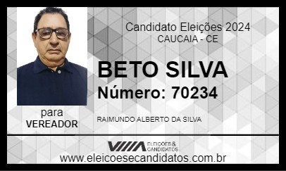 Candidato BETO SILVA 2024 - CAUCAIA - Eleições