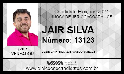 Candidato JAIR SILVA 2024 - JIJOCA DE JERICOACOARA - Eleições