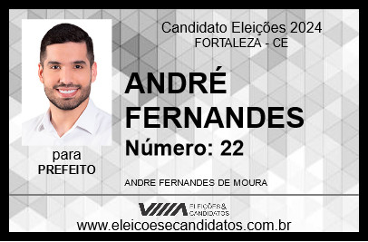 Candidato ANDRÉ FERNANDES 2024 - FORTALEZA - Eleições