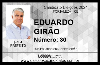 Candidato EDUARDO GIRÃO 2024 - FORTALEZA - Eleições