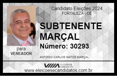 Candidato CARLOS MARÇAL 2024 - FORTALEZA - Eleições