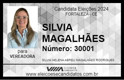 Candidato SILVIA MAGALHÃES 2024 - FORTALEZA - Eleições