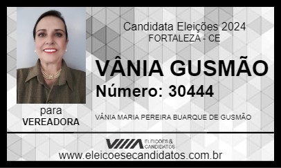 Candidato VÂNIA GUSMÃO 2024 - FORTALEZA - Eleições