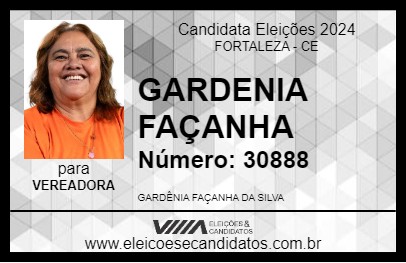 Candidato GARDENIA FAÇANHA 2024 - FORTALEZA - Eleições