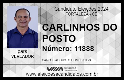 Candidato CARLINHOS DO POSTO 2024 - FORTALEZA - Eleições