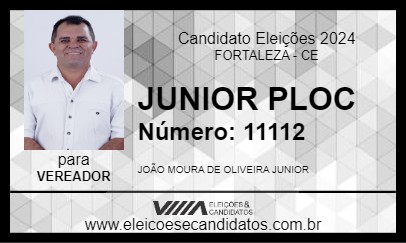 Candidato JUNIOR PLOC 2024 - FORTALEZA - Eleições