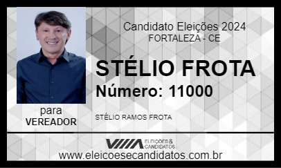 Candidato STÉLIO FROTA 2024 - FORTALEZA - Eleições