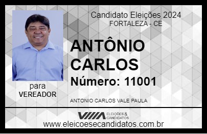 Candidato ANTÔNIO CARLOS 2024 - FORTALEZA - Eleições