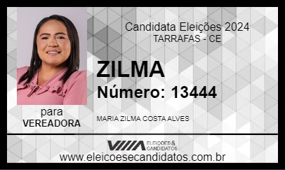 Candidato ZILMA 2024 - TARRAFAS - Eleições