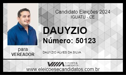 Candidato DAUYZIO 2024 - IGUATU - Eleições